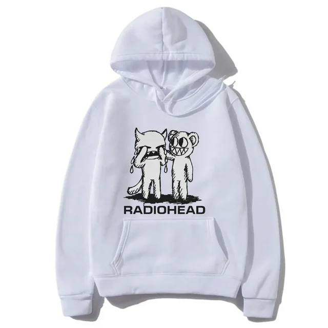 Blusa Moletom Canguru Agasalho Banda De Rock Radiohead Print Rock Indie Casaco Unissex