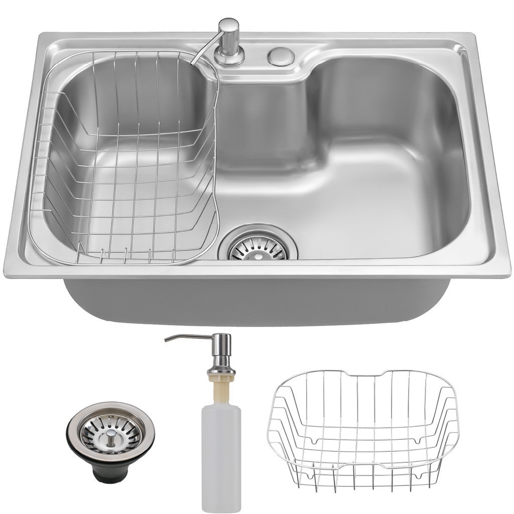 Cuba Pia Cozinha Gourmet Aço Inox 304 50x40 Luxo Com Acessórios