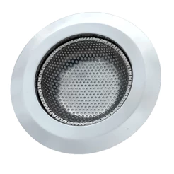 Ralo Ralinho Inox Para Pia Malha Borda Larga 7,2cm Casa Cozinha