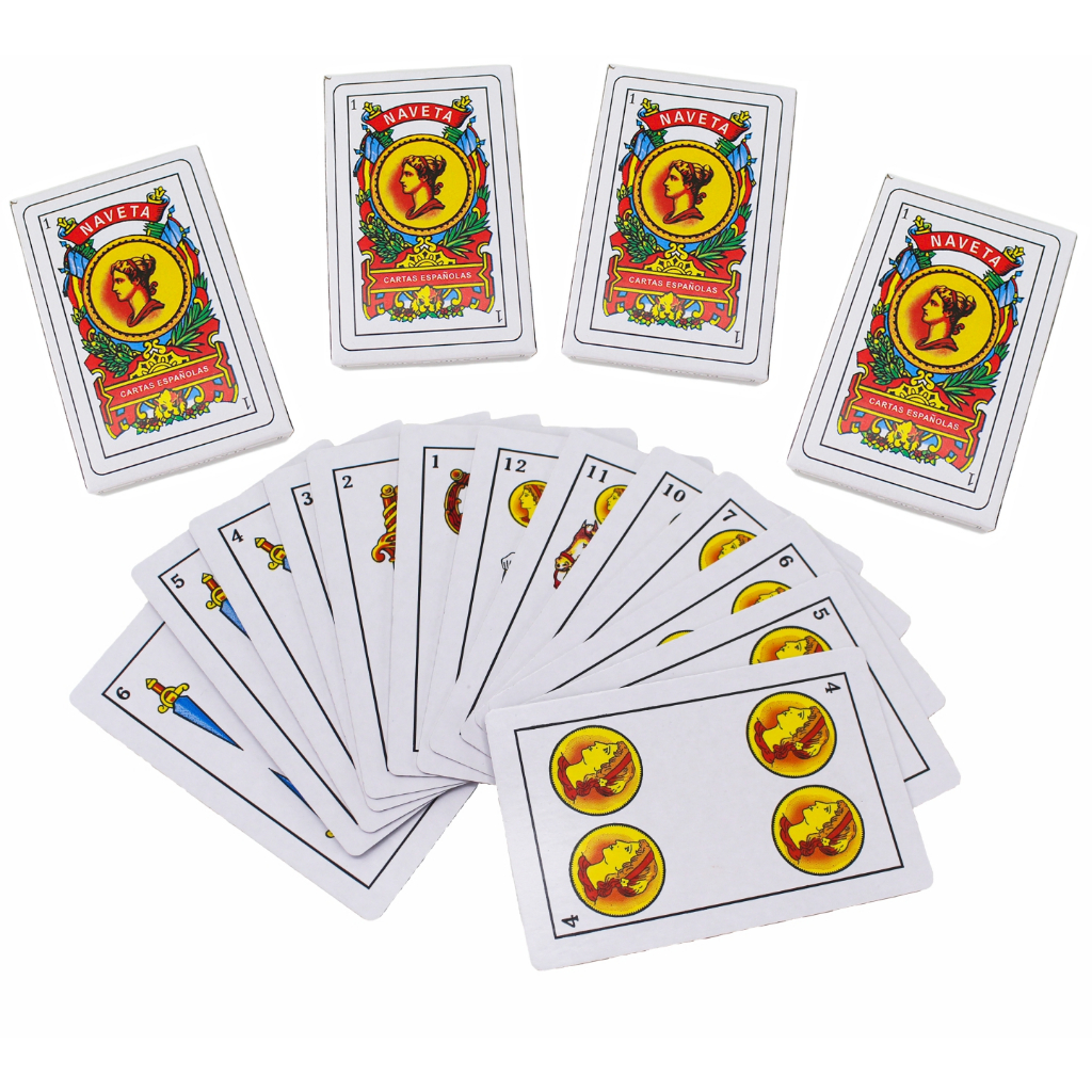 Kit 4 Baralhos Truco Espanhol 160 Folhas De Papel Naveta em Oferta na Shopee