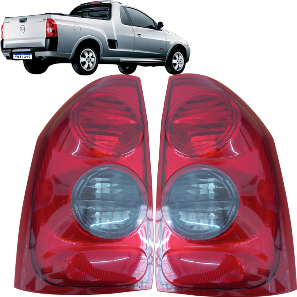 Par de Lanterna Traseira HT Fumê Montana de 2004 até 2009 - Spare Parts and Accessories for Vehicles