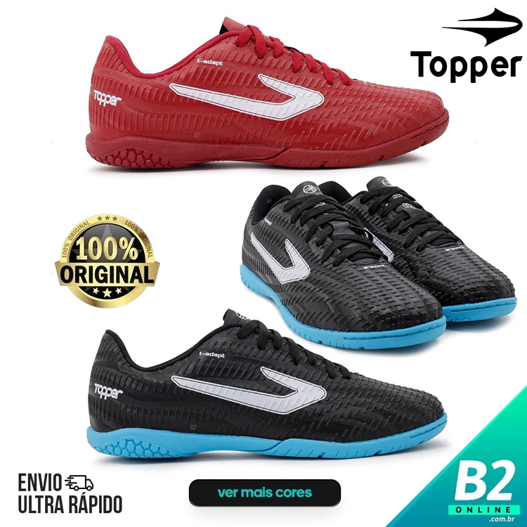 Chuteira Futsal Topper Blast Unissex Original com Nota Fiscal e Garantia - Sports & Outdoors