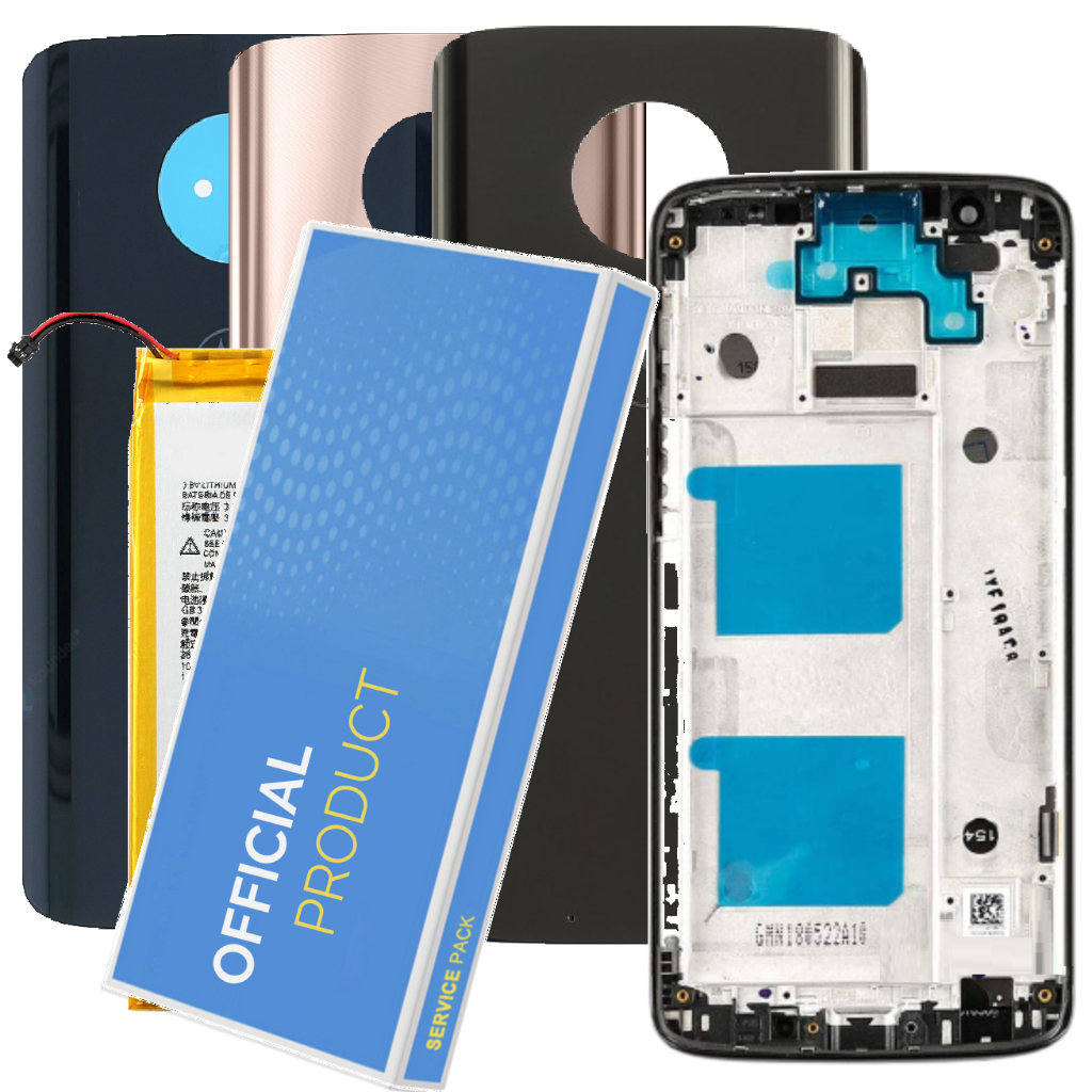 Carcaça Aro Chassis + Com Tampa + Battria Compatível Com Moto G6 Xt1925 + 1 Ano Garantia!