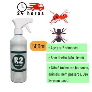 Repelente de Moscas e Formigas para casa (R2 Moscas) Borrifador  Sem cheiro (Utilizado em Mercados e Padarias) em Oferta na Shopee