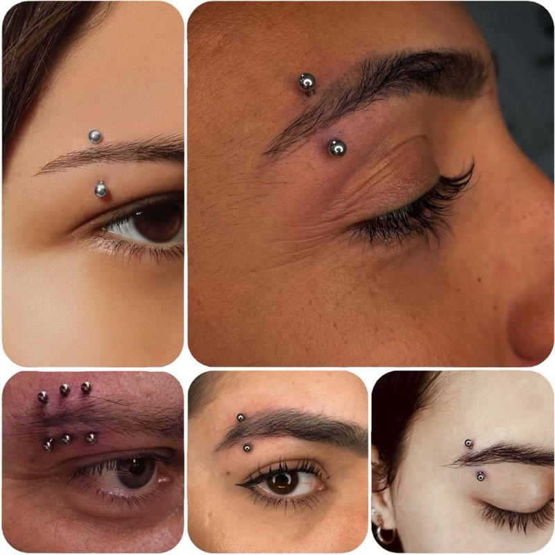 Piercing Aço Cirúrgico curvo Sobrancelha Lábio Mamilo — imagem 2 de 2