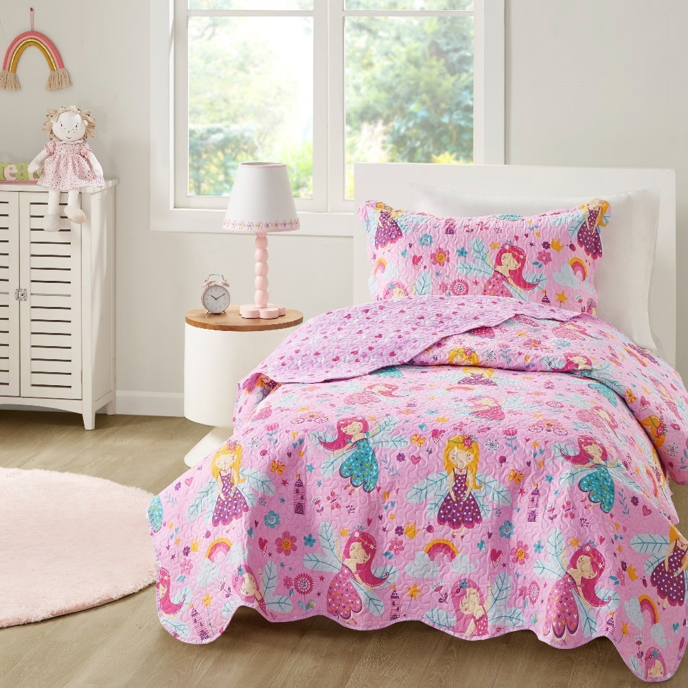 Kit Colcha Menina e Menino Solteiro Dupla Face Micropercal Algodão em Oferta na Shopee