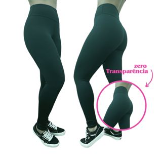 Leg Legging Preto Suplex Power Grossa Não Fica Transparente Preto absoluto Feminina Academia Fitness 2025