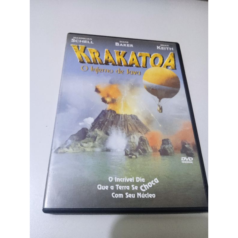 DVD filme krakatoa o inferno de java ótimo estado mídia e capa