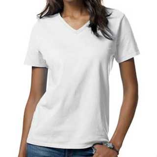 CAMISETA FEMININA BABY LOOK GOLA V BÁSICA LISA100% ALGODÃO em Oferta na Shopee