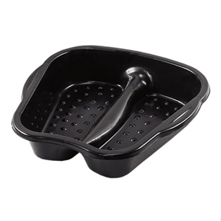 Bacia De Plástico Para Pedicure Preta em Oferta na Shopee