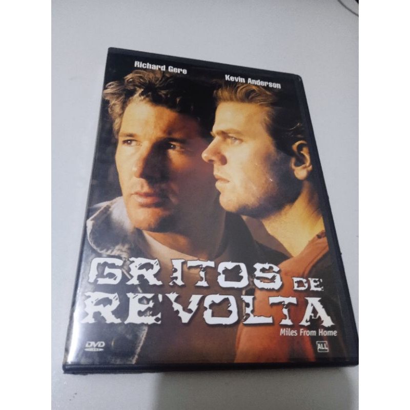 DVD filme gritos de revolta ótimo estado mídia e capa