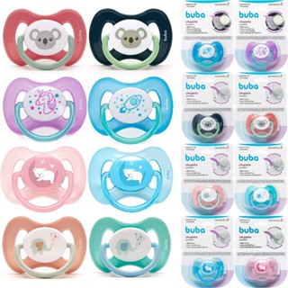 Chupeta Buba Tamanho 2 Comfort Utra Soft Infantil +6 meses Azul Rosa com Tampa em Oferta na Shopee