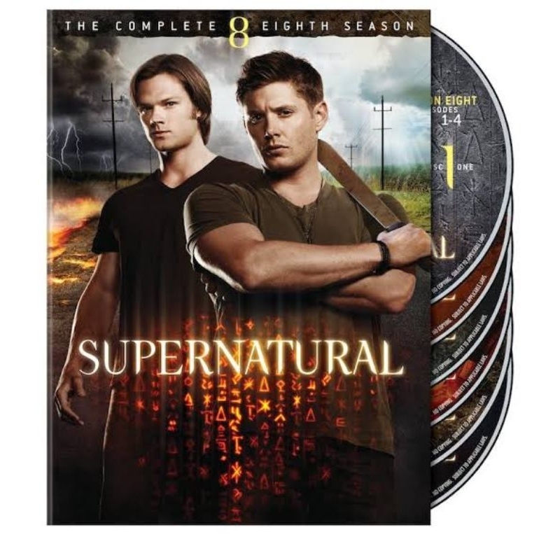 [IMPORTADO] DVD Box SUPERNATURAL Oitava Temporada 6 Discos ORIGINAL LACRADO