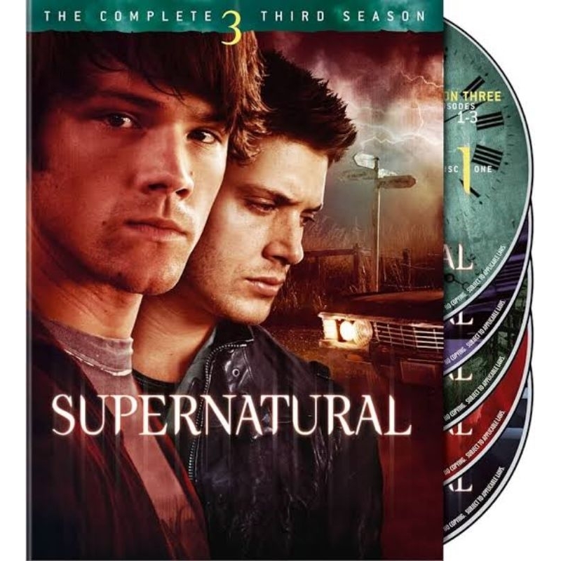 [IMPORTADO] DVD Box SUPERNATURAL Terceira Temporada 5 Discos ORIGINAL LACRADO