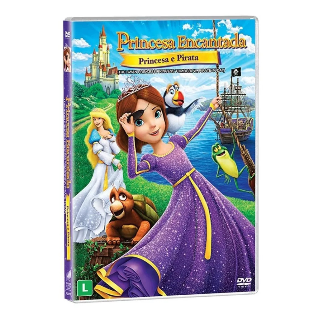 Dvd - Princesa Encantada: A Princesa E O Pirata