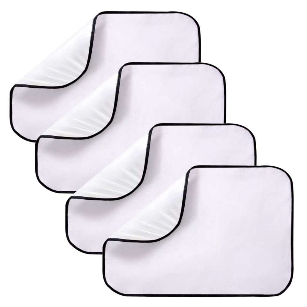 Kit 4 Tapetes higiênicos lavável para pet dog xixi gato educador reutilizável em Oferta na Shopee