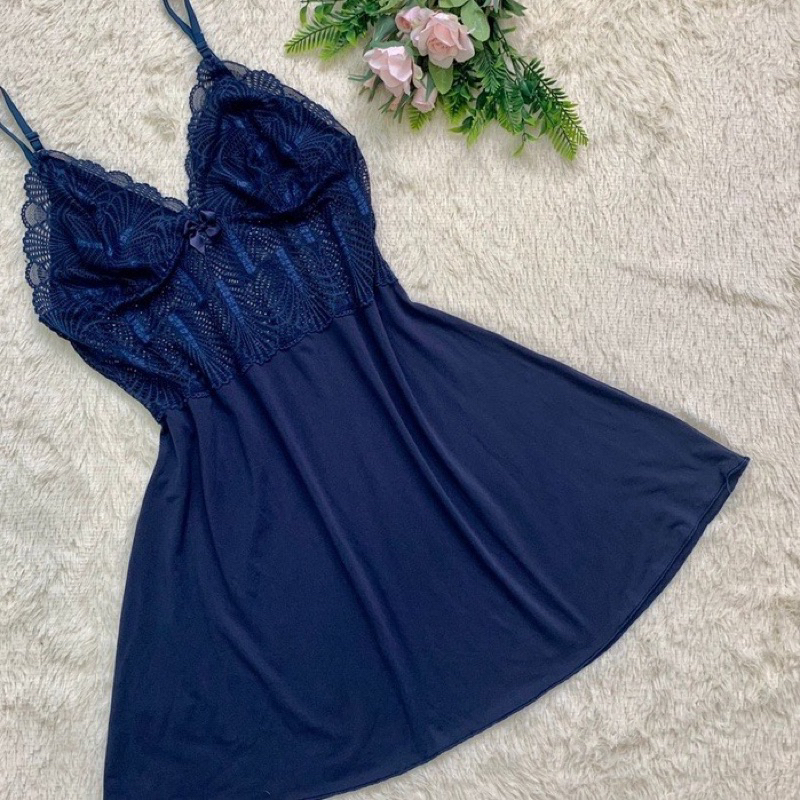 Camisola Sensual Plus Size de renda Sem bojo G1 G2 G3