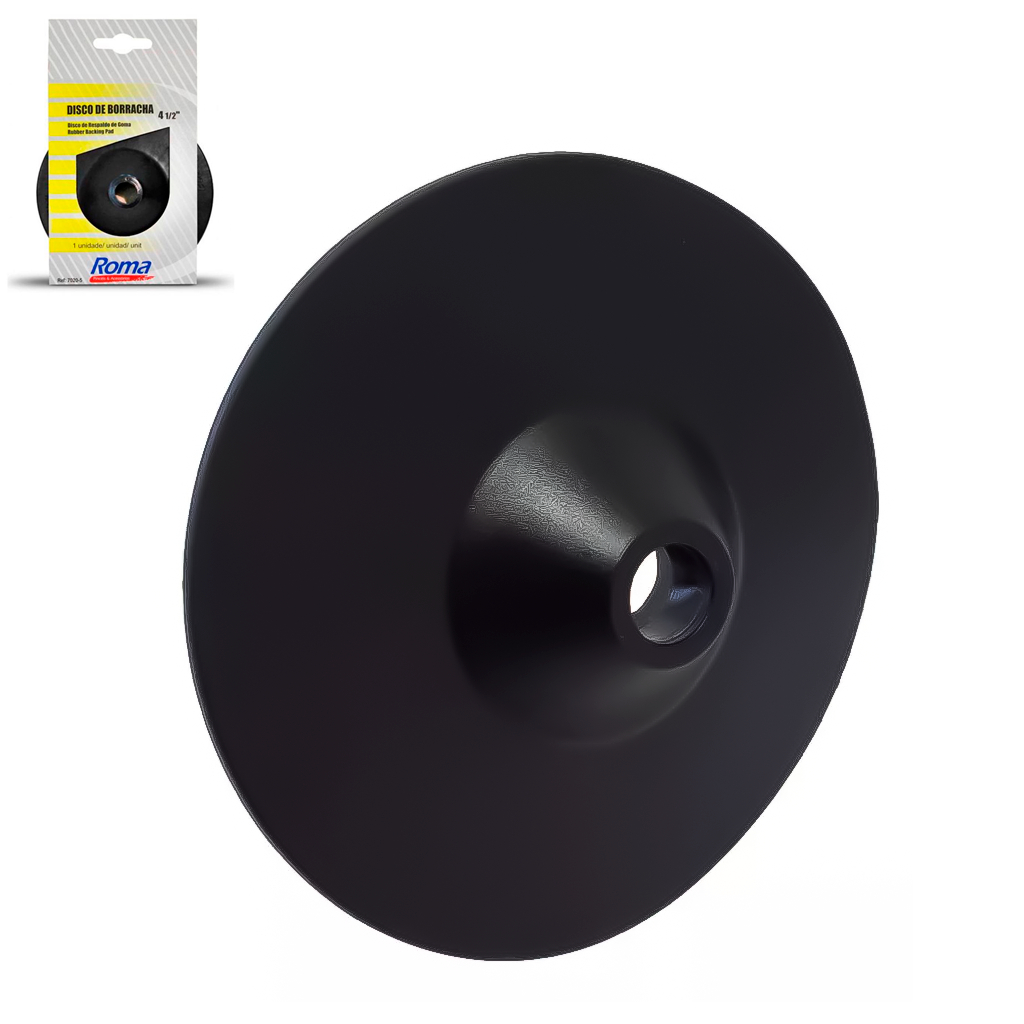 Disco De Borracha Flexível 4.1/2Pol. Para Lixadeira Esmerilhadeira E Politriz - Home & Living