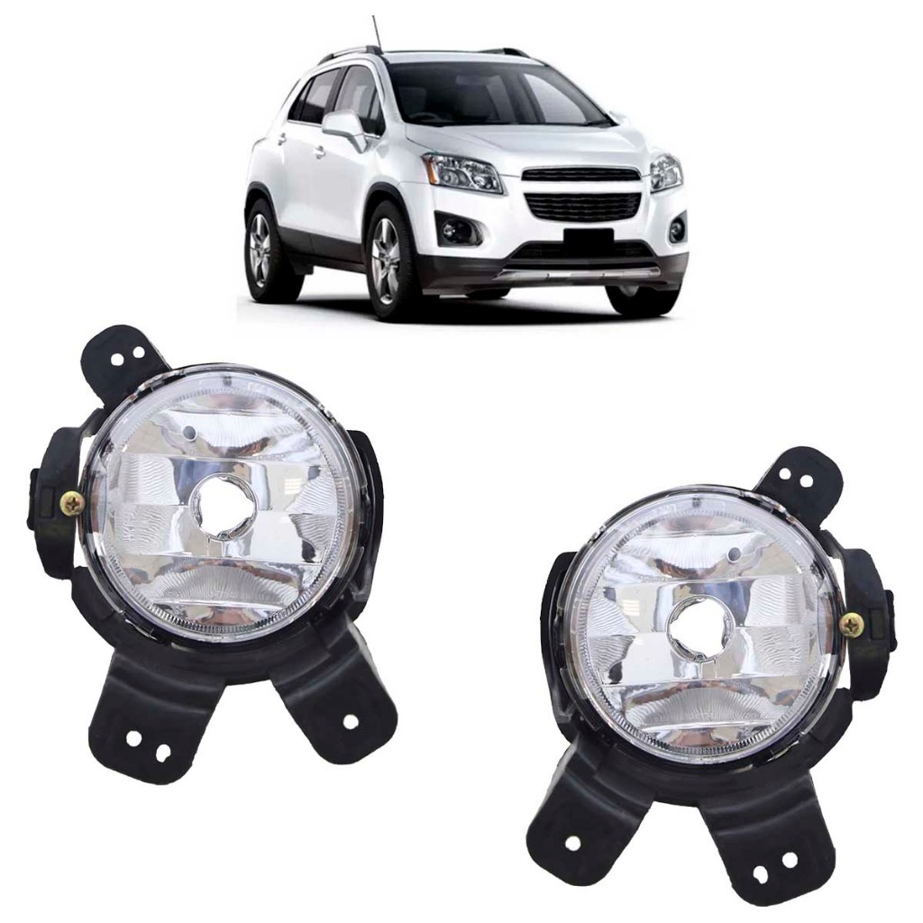 Farol Milha Auxiliar Tracker 2014 2015 2016 2017 Lente Lisa Acrilico em Oferta na Shopee