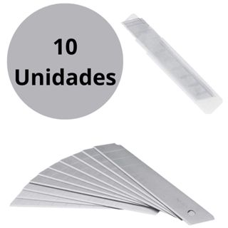 Lamina Para Estilete 18mm 10 Peças-Mtx