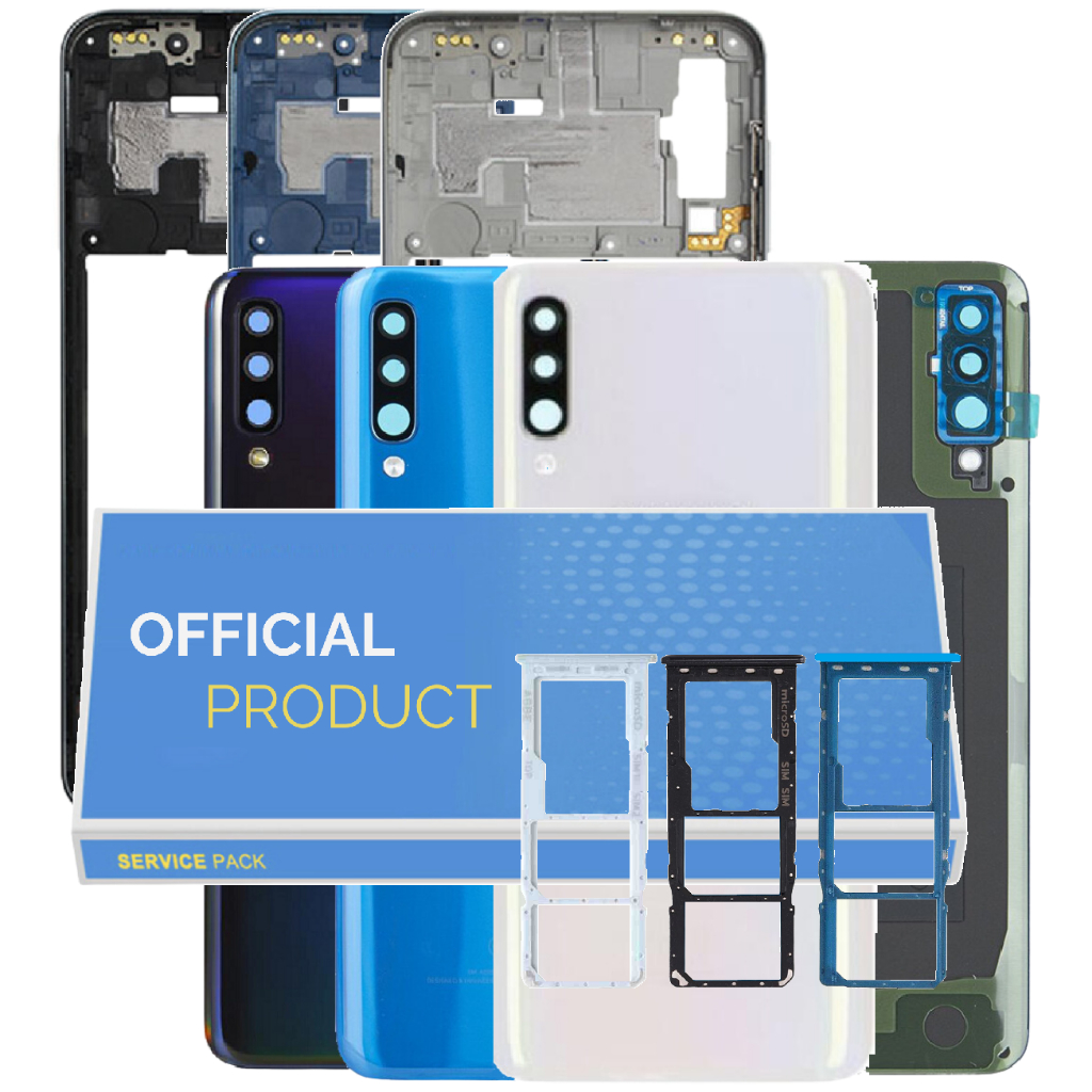 Aro Lateral + Com Botões + Tampa Traseira Compatível Galaxy A70 A705m + Com Gaveta Do Chip!