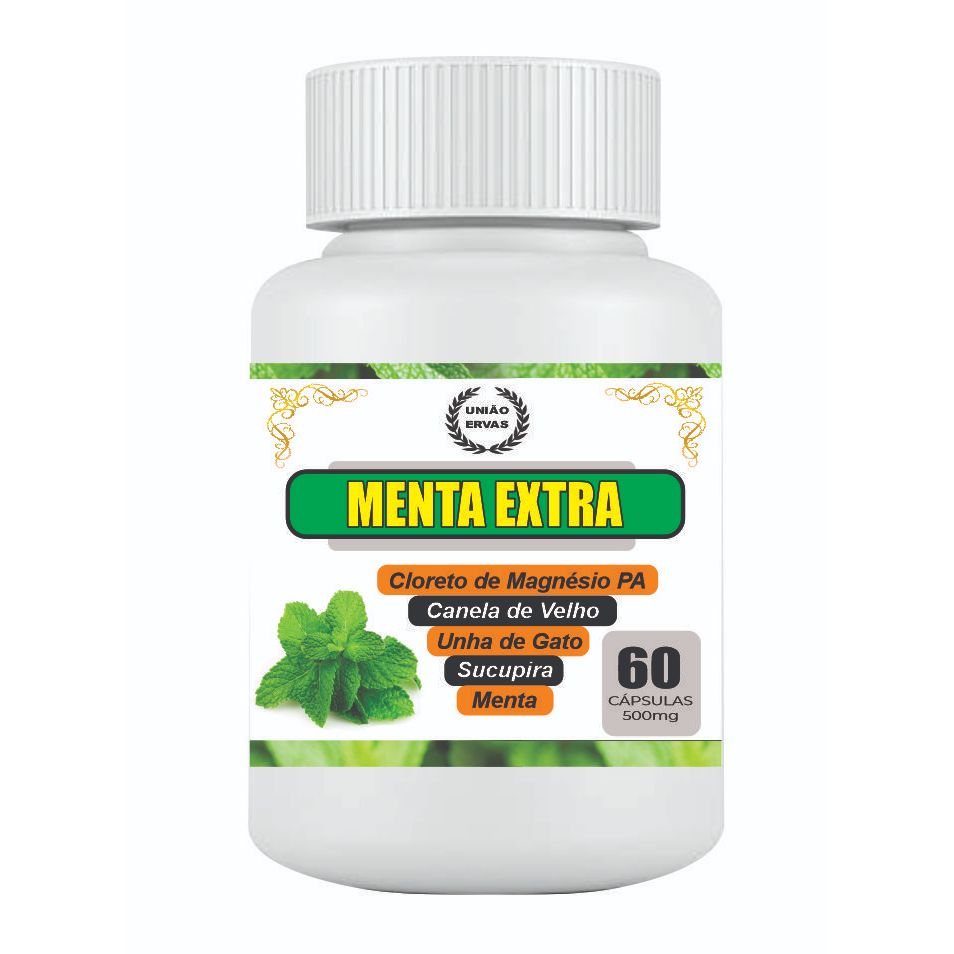 MENTA 5 EM 1 (Cloreto de Magnesio PA, Canela de Velho, Unha de Gato, Sucupira e Menta)