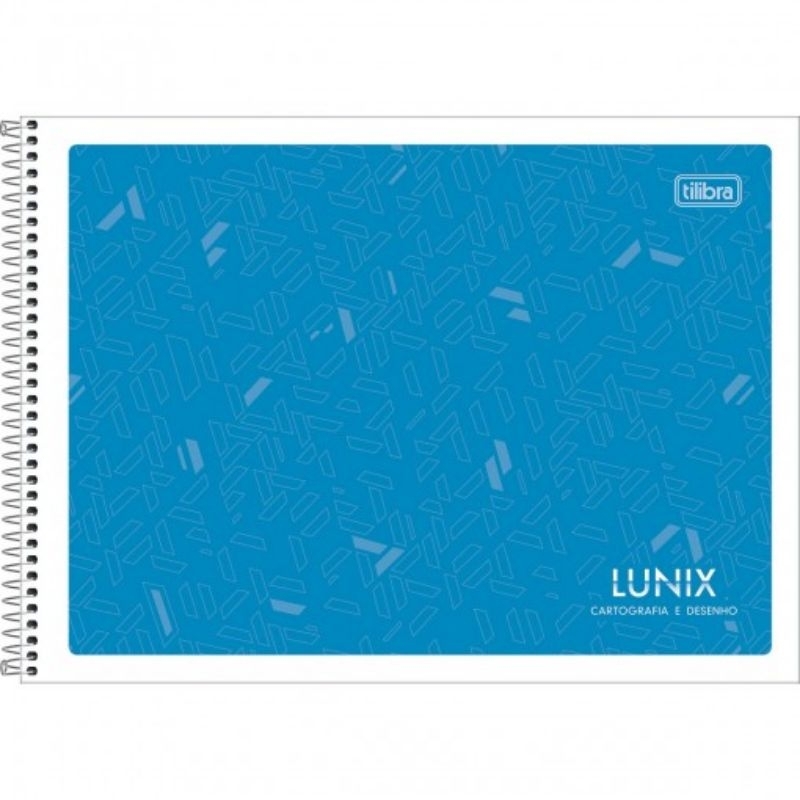 Caderno de Desenho e Cartografia Capa Flexível Lunix 60 Folhas Tilibra / Material Escolar  / Papelaria