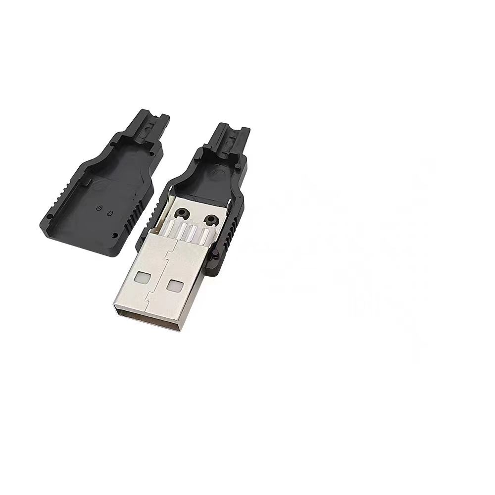 10* Usb Macho 3 em 1 Tipo A Conector  4 Pin Plug de Solda Conector DIY