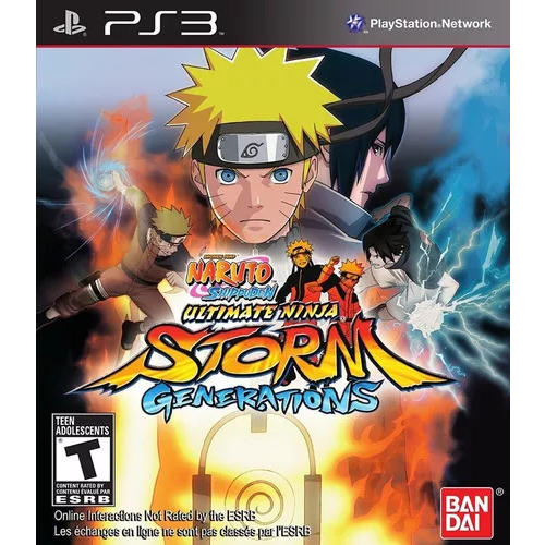 Jogo Naruto Shippuden - Ultimate Ninja Storm Generations - Usado - Ps3 - Midia Fisica
