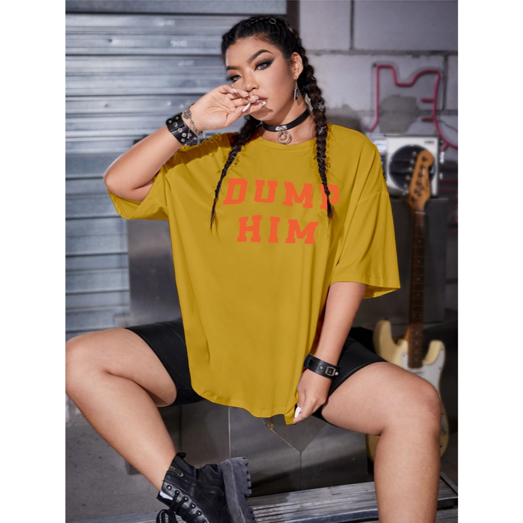 Blusa Oversized Feminina Larga Academia T Shirt Streetwear Skatista Camiseta Plus Size Casual Camis