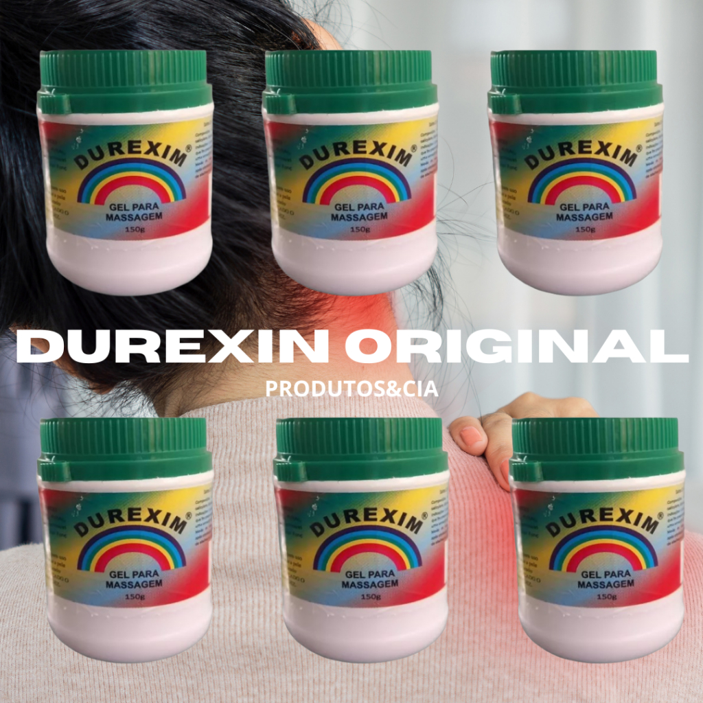 KIT COM 06 GEL DUREXIM ORIGINAL, 150g ENVIO IMEDIATO em Oferta na Shopee