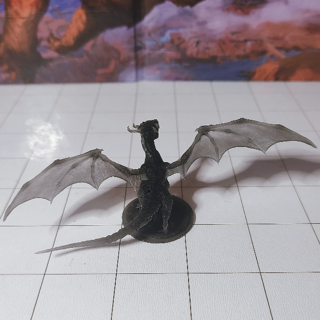 Miniatura RPG Dragão Jovem d&d Dugneons and Dragons Boardgames Jogo de Tabuleiro Dados LINHA HD