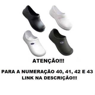 Sapato Profissional Enfermagem Hospital EPI Cozinha Yvate