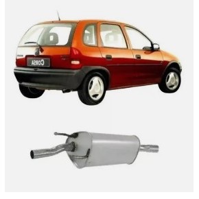 Escapamento Silencioso Traseiro GM Chevrolet Corsa  Wind Super 94 a 01 / Tigra 1.6 16v 98 a 2000