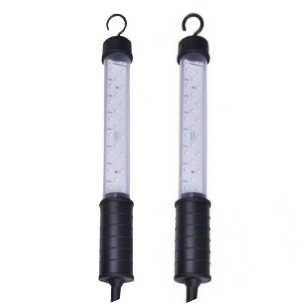 Kit 2 Bastão 12 Led Garra Bateria Pendente Automotivo Garagem Oficina Carro Caminhão Camping Barco