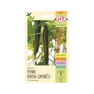 Sementes de Pepino Hiroshi Japones - Envelope C/ 4gr De Sementes