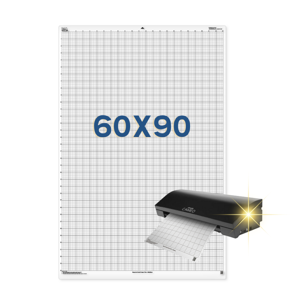 1 Esteira de Corte 60x90 Com Cola Para Plotters Profissionais