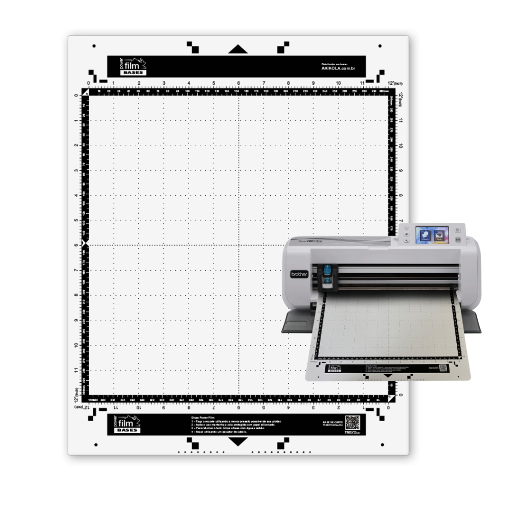 Base de Corte 30x30 para Brother ScanNCut CM300, CM550 e CM650 com Cola