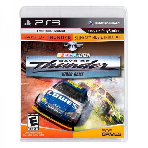 Jogo Nascar Edition - Days of  Thunder video Game - Usado - Ps3 - Midia Fisica