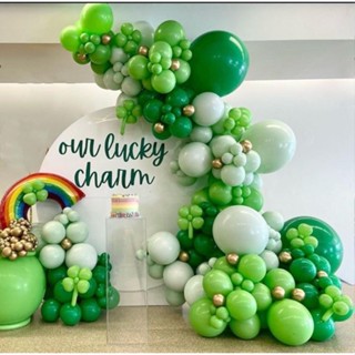 Balão de aniversário kit com 166 balões - Verde lima + Verde + Verde Claro para decoração de Festas. em Oferta na Shopee