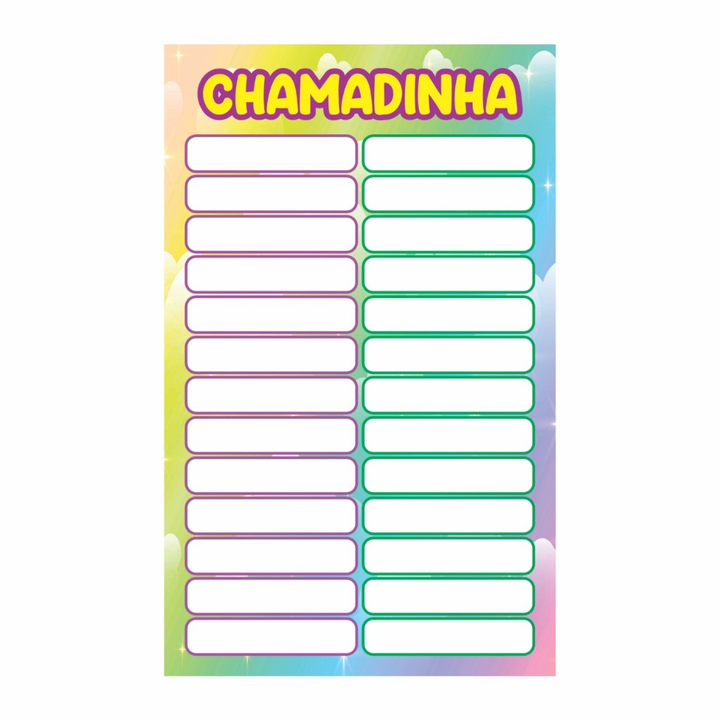 Banner Pedagógico Chamadinha 40x60cm em Oferta na Shopee