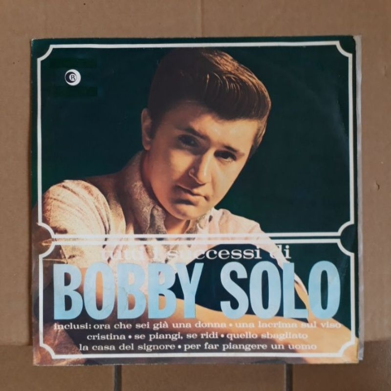 Lp Bobby Solo - 12 Sucessos selo Ricordi Dischi Chantecler Ed Br pop italiano anos 60