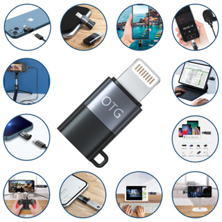 Adaptador OTG Usb C Fêmea Conversor Cabo Lightning Compátivel Apple iPad iPhone 5 6 SE 7 8 X XR XS MAX SE 11 12 13 14 Plus Pro Mini Carregador Turbo Rápido Transferência de Dados Arquivos Pendrive Microfone HD Externo Alta Velocidade Mouse Teclado Câmera em Oferta na Shopee