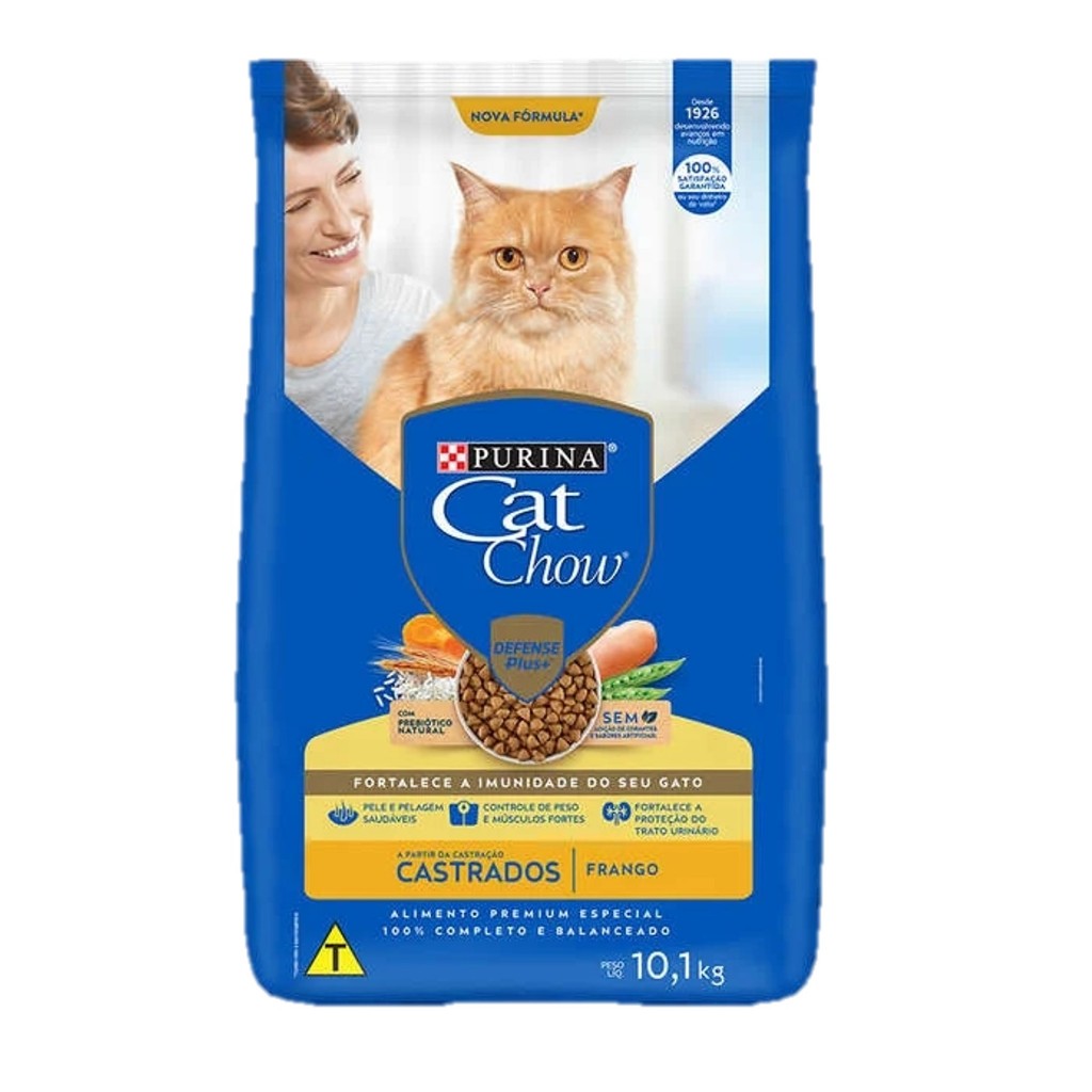 Ração Nestlé Purina Cat Chow para Gatos Castrados: Onde Comprar | BuscaProdutos