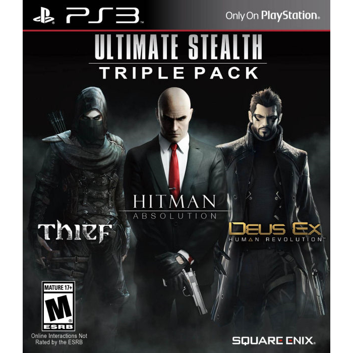 Jogo Pacote Triplo  ultimate Stealth  - Thief, Hitman , Deus Ex. - Usado - Ps3 - Midia Fisica