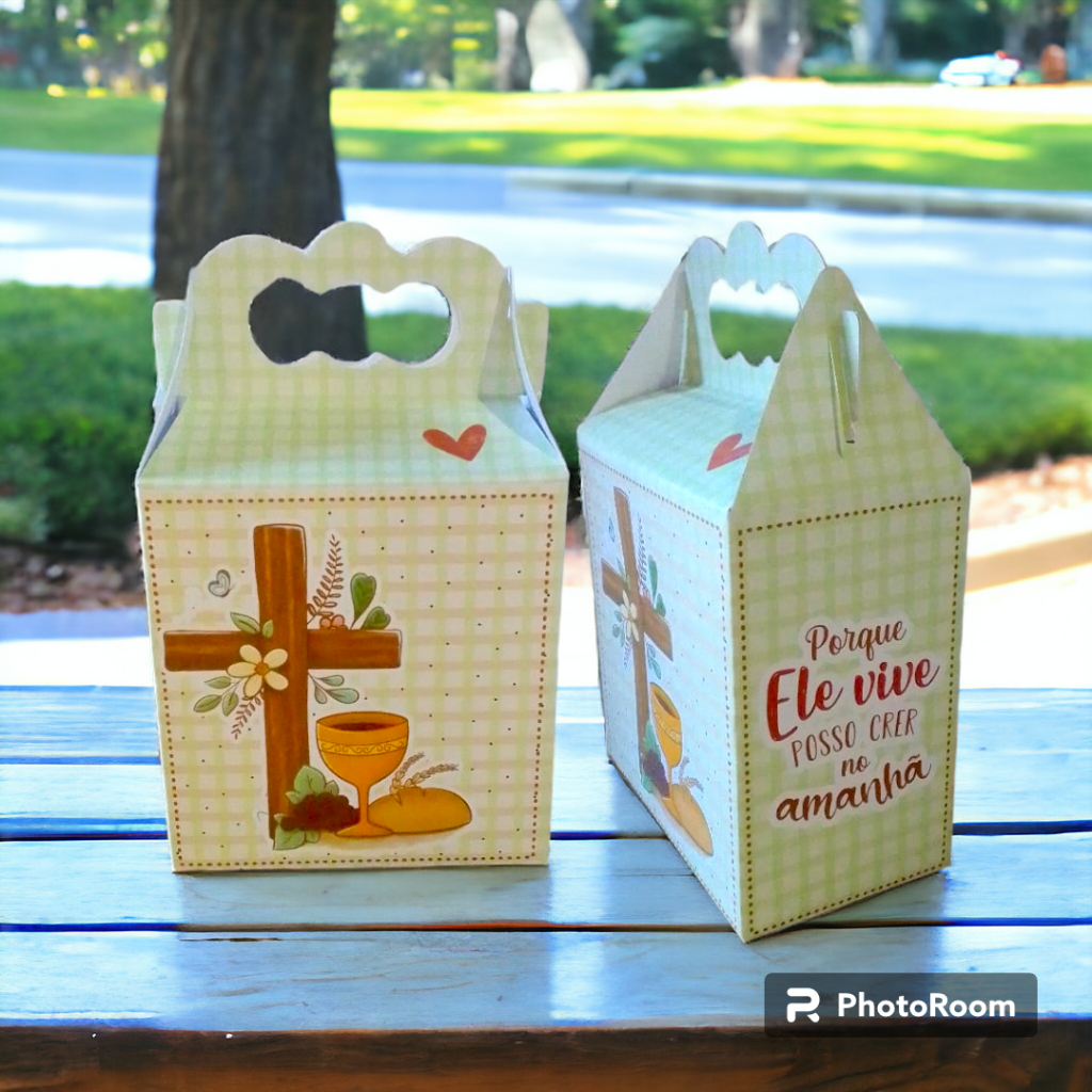 10 CAIXAS PERSONALIZADAS PÁSCOA CRISTÃ em Oferta na Shopee