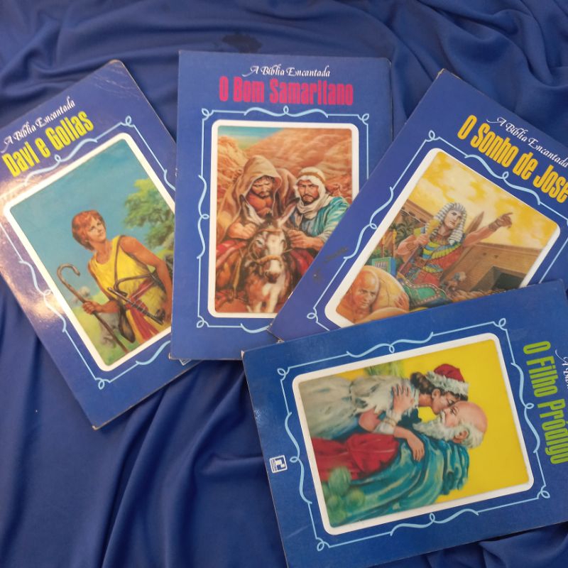 A Biblioteca Encantada - Davi e Golias + O Bom Samaritano + O Sonho de José + O Filho Pródigo