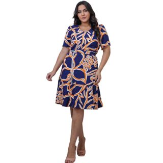 Vestido Feminino mídi Elegante Moda Evangélica