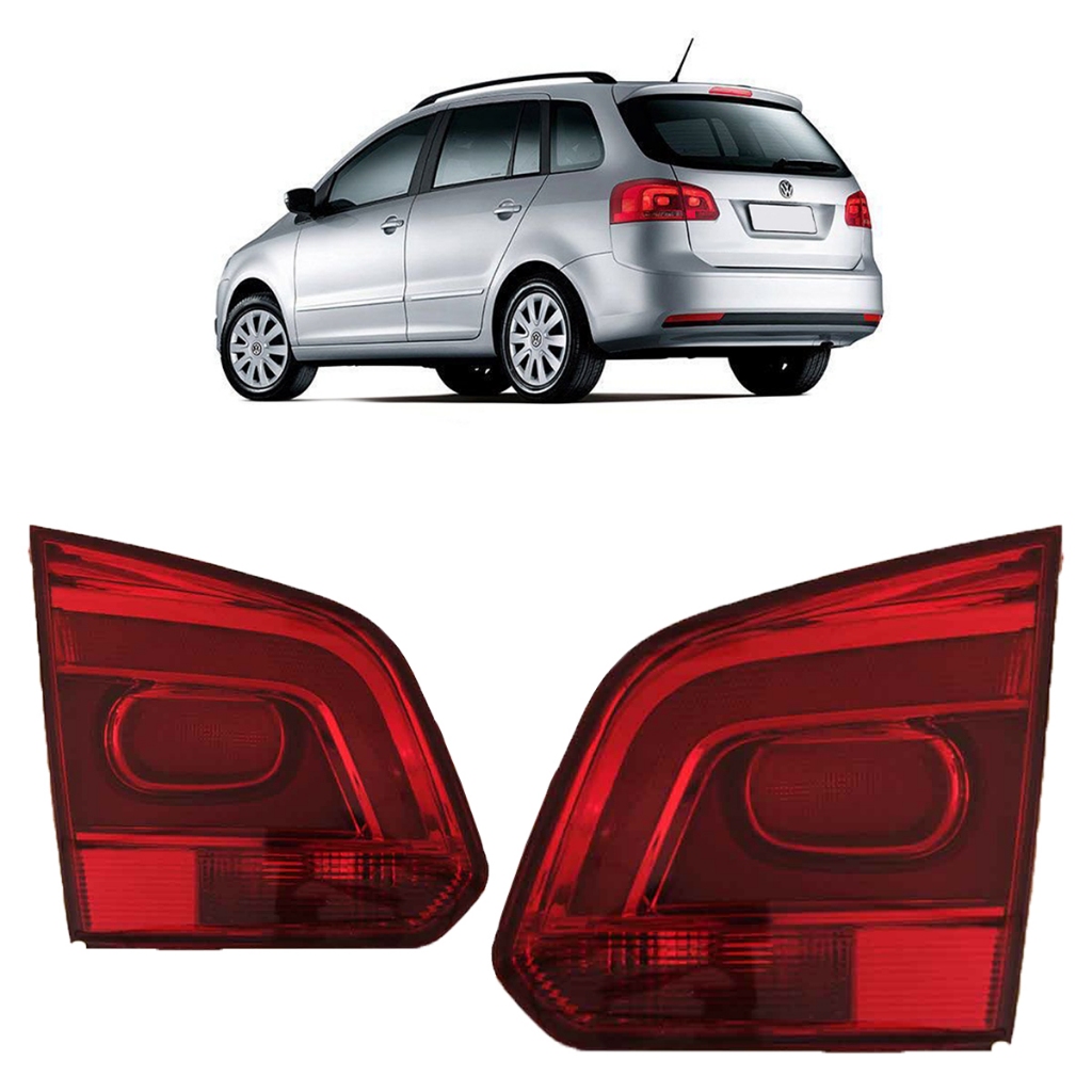 Lanterna Traseira Spacefox 2011 A 2014 Tampa Porta Malas Desenho Tridimensional Lente Lisa Acrilico em Oferta na Shopee