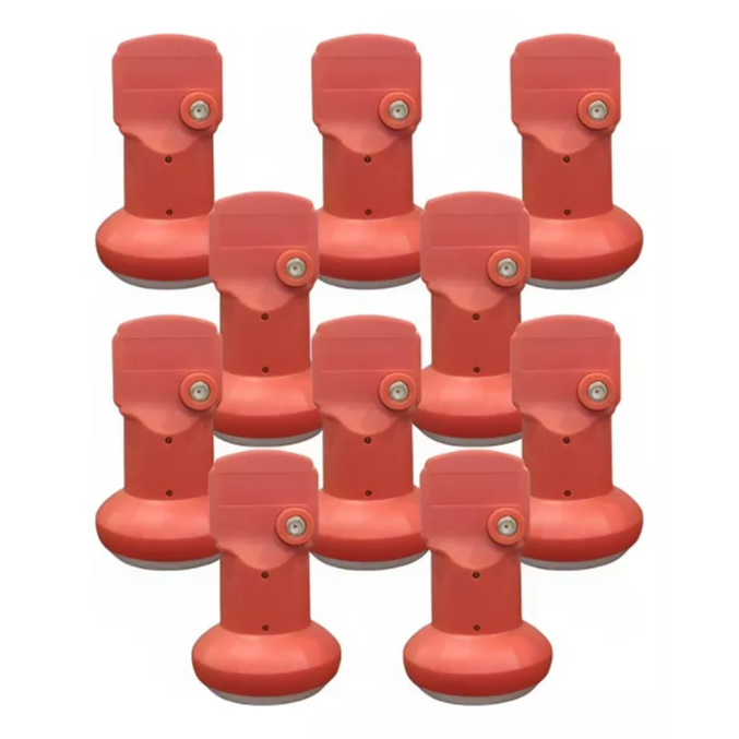 Kit 10 Lnbf Universal Digital Banda Ku Simples 5g Vivensis